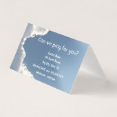 Clouds Sunlight Col 3: 12, Evangelism Card (Vorderseite)