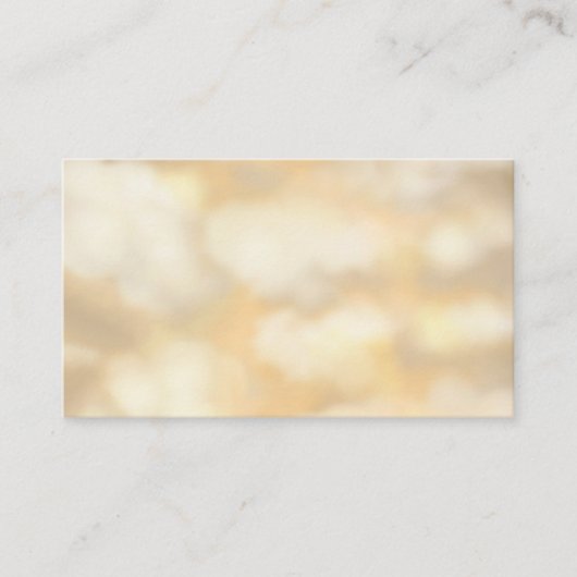 Clouds Sunset Sky Lightworker Business Cards Visitenkarte (Vorderseite)