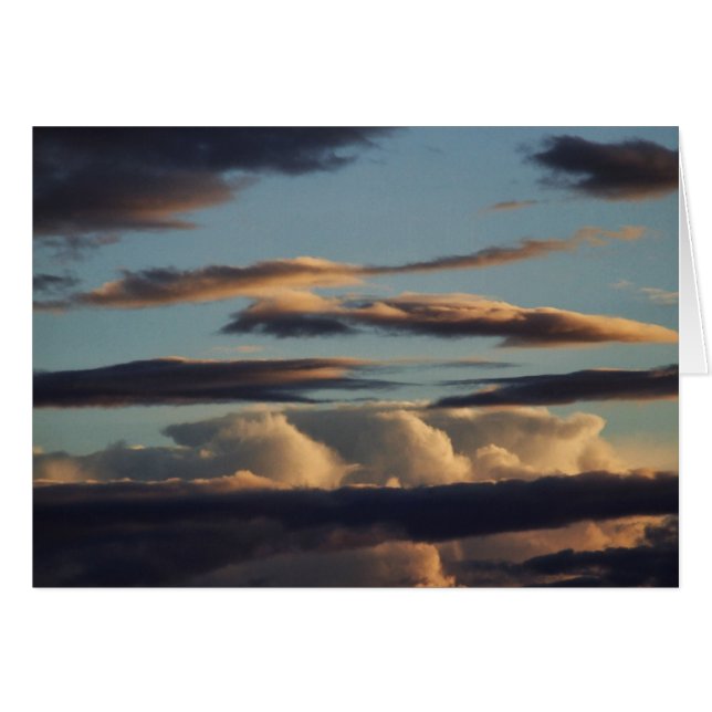 Clouds Symphony Card (Vorderseite (Horizontal))