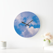 Clouds Wall Clock Große Wanduhr (Zuhause)