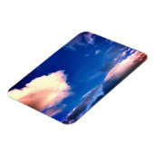 Clouds with Blue Sky Outdoor Photography Magnet (Linke Seite)
