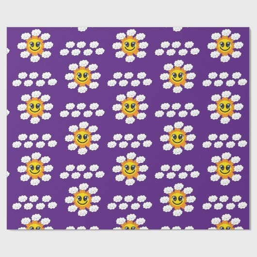 Clouds Wrapping Paper Geschenkpapier (Flach)