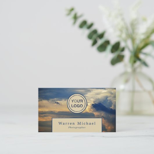 Cloudscape, Fotograf, Fotografie Visitenkarte (Stehend Vorderseite)
