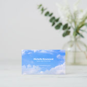 Cloudscape | Welt der Ruhe und Professionalität Visitenkarte (Stehend Vorderseite)
