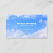Cloudscape | Welt der Ruhe und Professionalität Visitenkarte (Vorderseite)