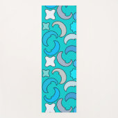 Cloudy Blue Moon Yogamatte (Vorderseite)