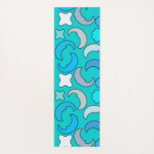 Cloudy Blue Moon Yogamatte (Rückseite)