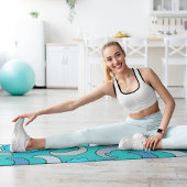 Cloudy Blue Moon Yogamatte