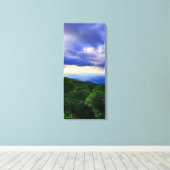 Cloudy Blue Ridge Mountains Leinwanddruck (Insitu (Holzboden))