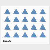 Cloudy Blue Sky BackgroundTriangle Sticker (Blatt)