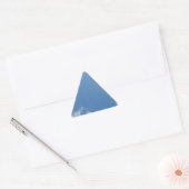 Cloudy Blue Sky BackgroundTriangle Sticker (Umschlag)