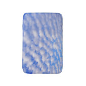 Cloudy Blue Sky Bath Mat Badematte (Vorderseite Vertikal)
