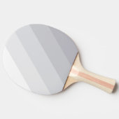 Cloudy Blue Sky Bold Stripes Tischtennis Schläger (Seitenansicht)