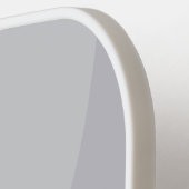 Cloudy Blue Sky Circle Stripe with Name Pickleball Schläger (Linke Seite)