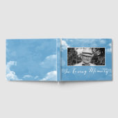 Cloudy Blue Sky Foto Membership Service Gästebuch (Voll)
