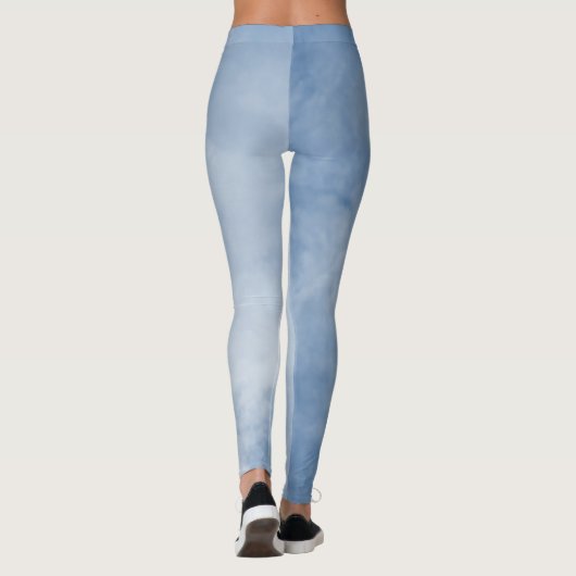 Cloudy Blue Sky Leggings (Rückseite)