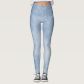 Cloudy Blue Sky Leggings (Vorderseite)