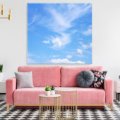 Cloudy Blue Sky Leinwanddruck (Insitu (Wohnzimmer))
