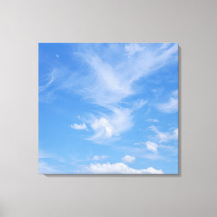 Cloudy Blue Sky Leinwanddruck