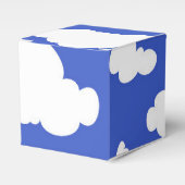 Cloudy Blue Sky White Clouds Dreamy Clouding Geschenkschachtel (Vorderseite)