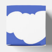 Cloudy Blue Sky White Clouds Dreamy Clouding Geschenkschachtel (Oben)
