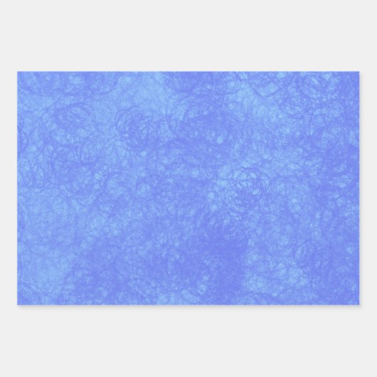 Cloudy Blue Textured Skies Geschenkpapier Set (Vorderseite 3)