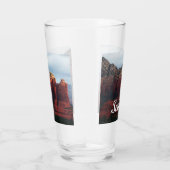 Cloudy Coffee Pot Rock in Sedona Arizona Glas (Rechts)