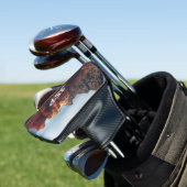 Cloudy Coffee Pot Rock in Sedona Arizona Golf Headcover (In Situ)