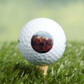 Cloudy Coffee Pot Rock in Sedona Arizona Golfball (Insitu T-Shirt)