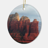 Cloudy Coffee Pot Rock in Sedona Arizona Keramik Ornament (Links)