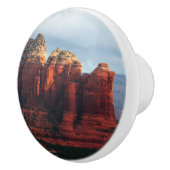 Cloudy Coffee Pot Rock in Sedona Arizona Keramikknauf (Rechts)