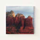Cloudy Coffee Pot Rock in Sedona Arizona Notizblock (Rückseite)