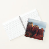 Cloudy Coffee Pot Rock in Sedona Arizona Notizblock (Innenseite)