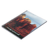 Cloudy Coffee Pot Rock in Sedona Arizona Notizblock (Linke Seite)