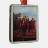Cloudy Coffee Pot Rock in Sedona Arizona Ornament Aus Metall (Rechts)