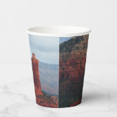 Cloudy Coffee Pot Rock in Sedona Arizona Pappbecher (Rechts)