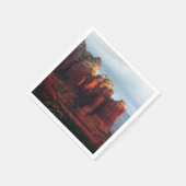 Cloudy Coffee Pot Rock in Sedona Arizona Serviette (Ecke)