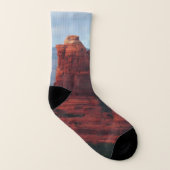 Cloudy Coffee Pot Rock in Sedona Arizona Socken (Links - Innen)
