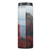 Cloudy Coffee Pot Rock in Sedona Arizona Thermosbecher (Rückseite)
