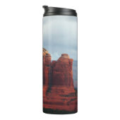 Cloudy Coffee Pot Rock in Sedona Arizona Thermosbecher (Nach rechts gedreht)