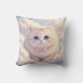 Cloudy Cuddle Cat Pillow Kissen (Vorderseite)