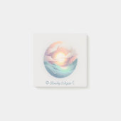 Cloudy Eclipse Logo Notes Post-it Klebezettel (Vorderseite)