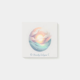 Cloudy Eclipse Logo Notes Post-it Klebezettel