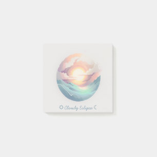 Cloudy Eclipse Logo Notes Post-it Klebezettel
