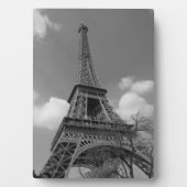 Cloudy Eiffel in Schwarz/Weiß, 2015 Fotoplatte (Vorderseite)