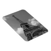 Cloudy Eiffel in Schwarz/Weiß, 2015 Magnet (Rechte Seite)