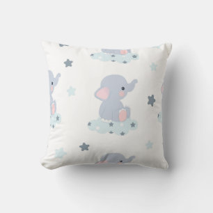 Cloudy Elephant Dreams Kissen