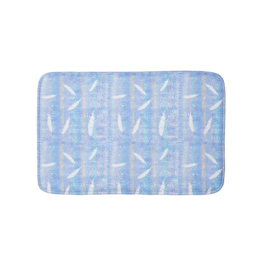 Cloudy Feathers Badematte (Vorderseite)