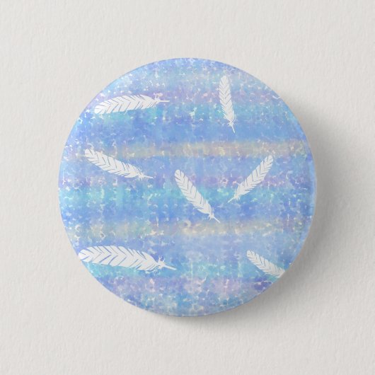 Cloudy Feathers Button (Vorderseite)