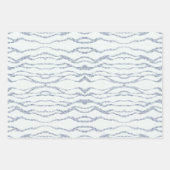 Cloudy Gray Zebra Eraser Scratch Ar Geschenkpapier Set (Vorderseite 2)